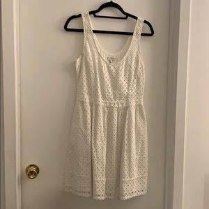 Joie White Eyelet Sundress